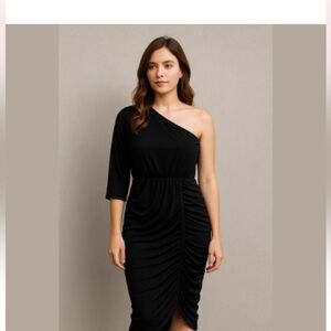 Gilli Black One-Shoulder Dress New